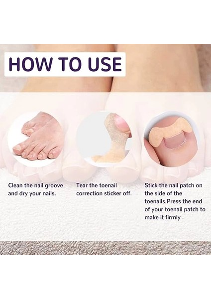 Ayak Tırnağı Düzeltme Bandı 50 Adet modelleri