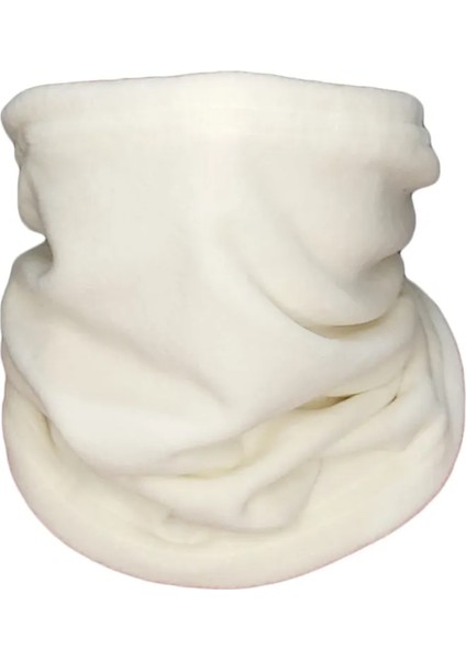 2 Adet Beyaz Renk Fiyatı - Kadın Erkek Kışlık Termal Polar Ipli Bere Şapka Boyunluk Olabilen Atkı fiyatları