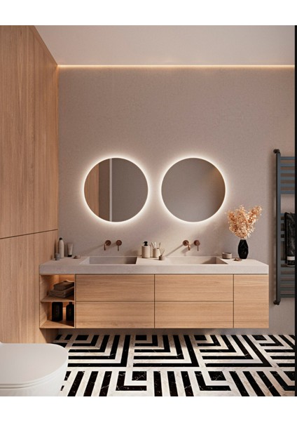 55 cm Gün Işığı LED Dekoratif Banyo Aynası fiyatları