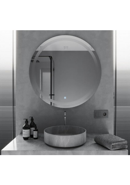 "endless" Dokunmatik Sensörlü Dekoratif Şeritli Banyo Konsol Aynası Makyaj Aynası