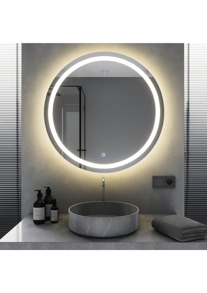 "endless" Dokunmatik Sensörlü Dekoratif Şeritli Banyo Konsol Aynası Makyaj Aynası fiyatları