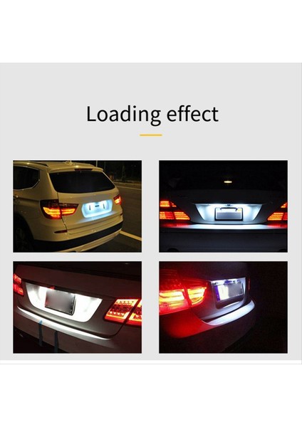 Volkswagen Için 1 Çift Plaka Işığı LED LED Lamp Lamp Plaka Işığı Skoda Polo Golf Porsche Bentley Altea Otomobil Parçaları (Yurt Dışından)