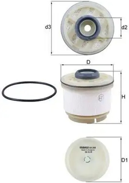 KX268D Yakit Filtresi 1770A233 1770A321 1860400021