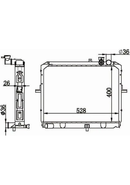 80723 Motor Radyatoru 0K60A15200