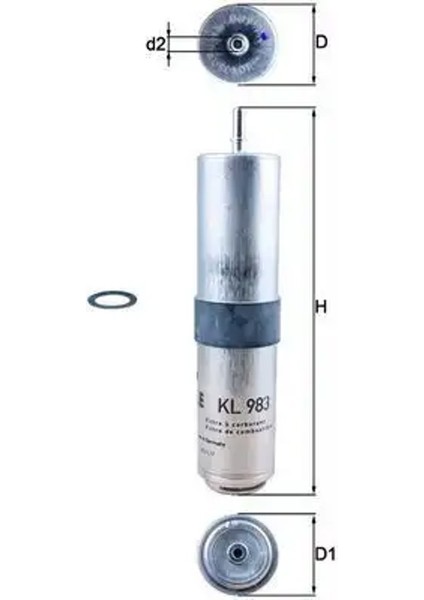 KL983D Yakit Filtresi 13328514121 13328515903 13328584868