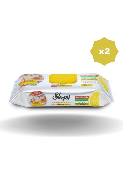 Mutfak Havlusu Limon 50'li - (2 Adet)