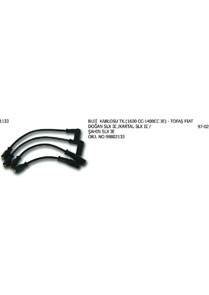 1133 Buji Kablosu 23KASM 46429472 79BG1A011AA