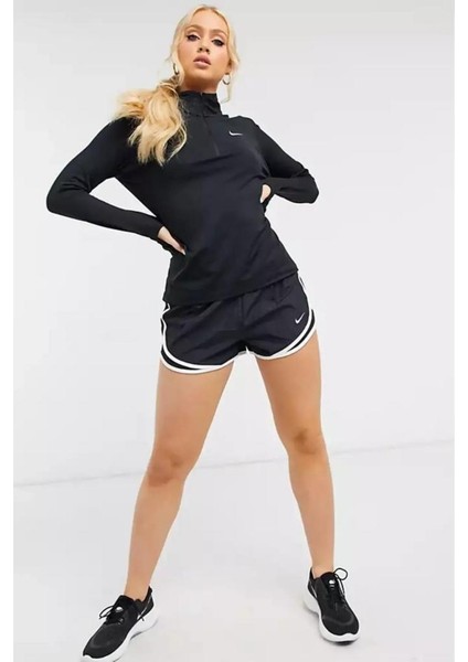 Dri-Fit Runnig Element Half Zip Long Kadın Siyah Çeyrek Fermuar Antreman Üstü indirimleri