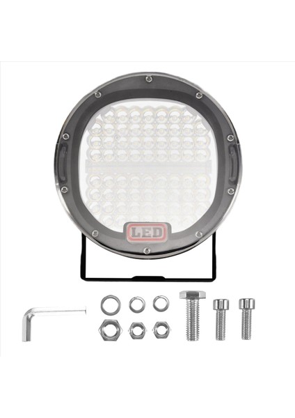 7 inç 300W Offroad LED iş ışık çubuğu beyaz+kehribar, kamyon için yuvarlak spot ışığı araba iş lambası 4wd 4x4 ATV UTV SUV (Yurt Dışından)