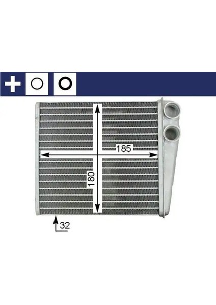 AH208000S Kalorifer Petegi 1K0819031 1K0819031A 1K0819031B