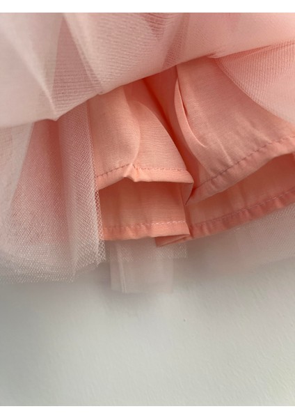 Kız Bebek Çocuk Dantel Güpürlü Doğum Günü Parti Düğün Özel Gün Tüllü Astarlı Prenses Abiye Elbise indirimleri