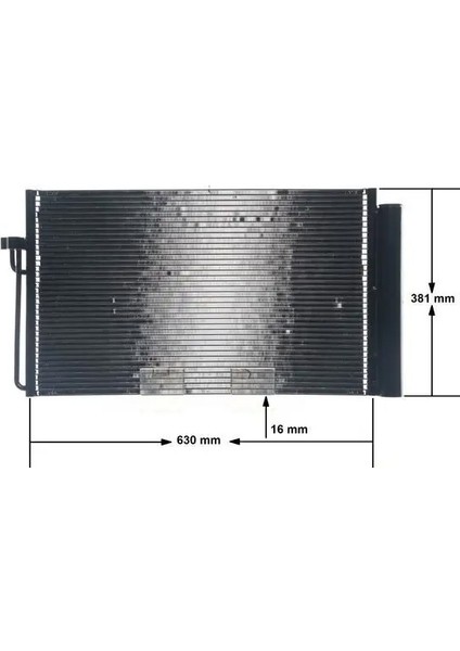 AC345000S Klima Radyatoru 62118361362 62118364006 64508361362