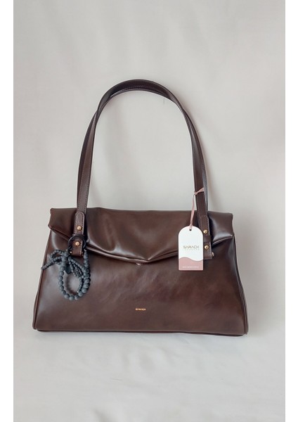 261SY918 Model Sarach Marka Kahve Renk Omuz Çantası
