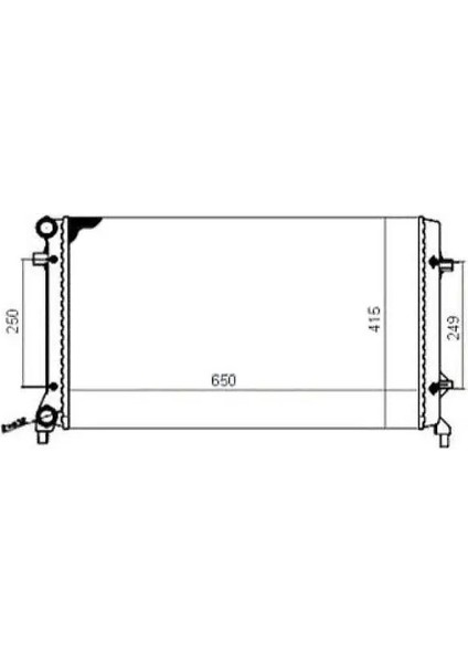 80181 Motor Radyatoru 1K0121251DF
