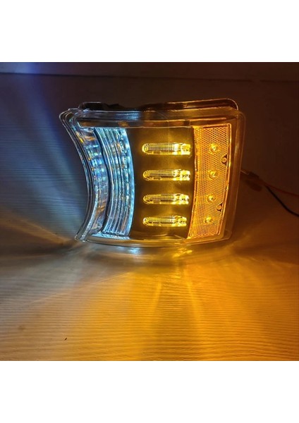 Ön drl LED köşe ışığı dönüş sinyali ışığı 1949898 2442639 Scania kamyonu için p g r t serisi gündüz koşu lambası (Yurt Dışından) modelleri