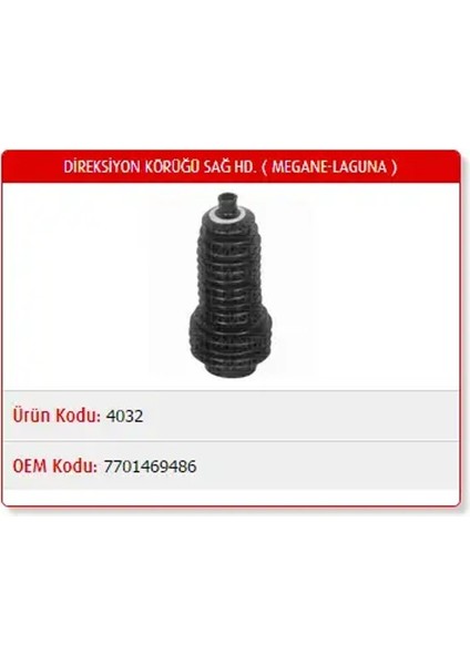 M4032 Rot Korugu Sag 7701469486