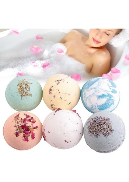 4 Adet El Yapımı Doğal Banyo Nem Terapi Bombası Bakım Nem Topu