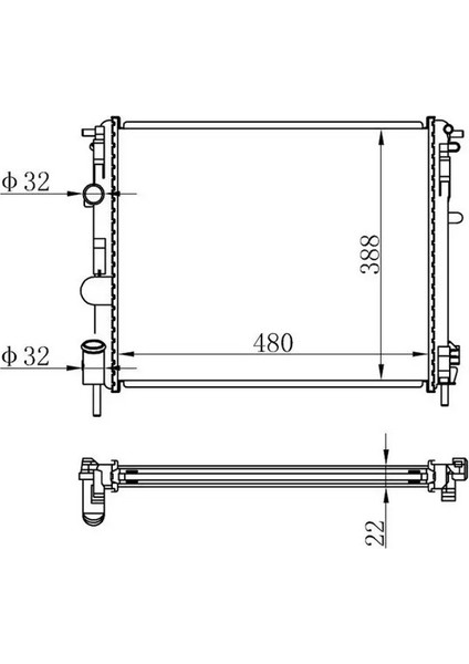 BRN002022 Motor Radyatoru 7700428082 7700430784 8200164413
