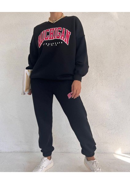 Büyük Beden Özel Tasarım Kapüşonlu Pembe Kiraz Çiçeği Sırt Baskılı Japon Stil Erkek Sweatshırt