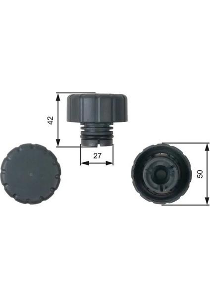 RC244 Yedek Su Depo Kapagi A1685010115 A1695010015