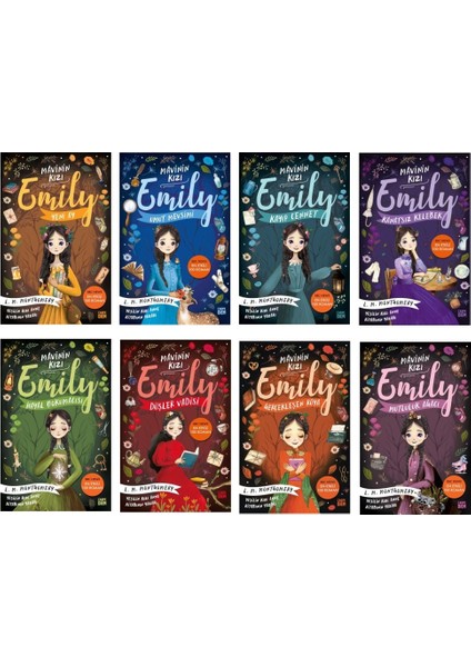 Mavinin Kızı Emily Set 8 Kitap (Kanatsız Kelebek - Yeni Ay - Mutluluk Ağacı - Hayal Dokumacısı - Kayıp Cennet - Düşler Vadisi - Umut Mevsimi - Gerçekleşen Rüya)