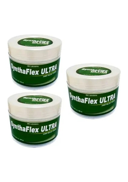 Flex Ultra Sırt, Bel, Kas, Diz, Dirsek, Için Vücut Bakım Kremi 100 ml x 3 Adet