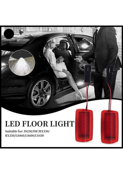 Toyota Prius Alphard Camry Crown Land Cruiser için Door Nezaket Step Hoş Geldiniz Işıkları (Yurt Dışından) fırsatları