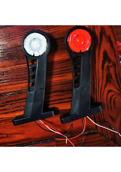 24V Araba Kamyonu Dirsek Yan İşaretçi Işıkları Uyarı Sinyal Lambası Arka Kuyruk Işığı Fragman Van Lorry Bus, 2pcs (Yurt Dışından) fırsatları
