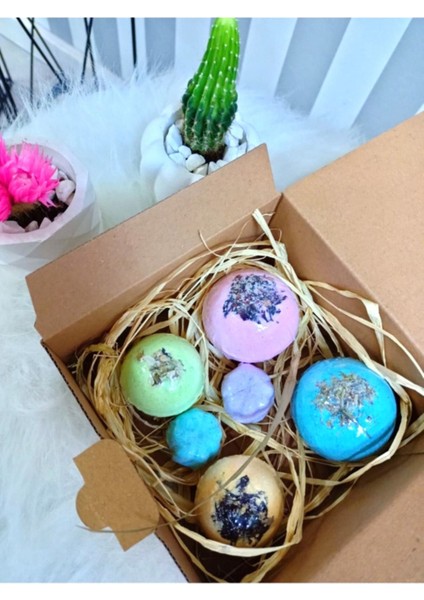 Renkli 6'lı Nem Bombası Terapi Seti Tüm Vücut Manikür Pedikür Kokulu Banyo Nem Topu fiyatları