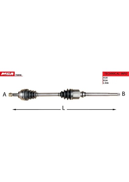 70898 On Aks Sag 32738G