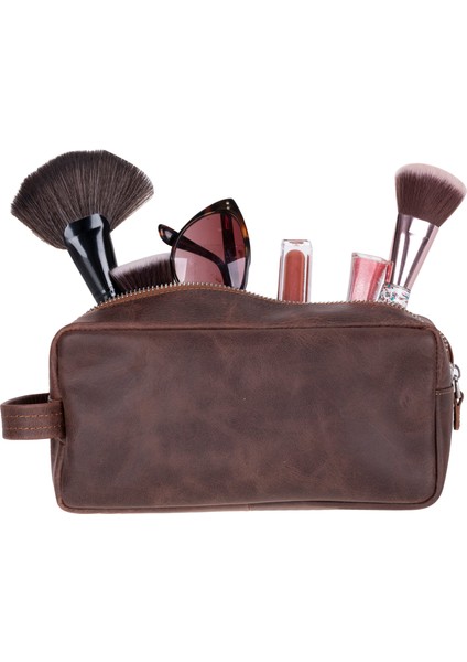 Lumora Hakiki Taba Deri Makyaj Çantası indirimleri