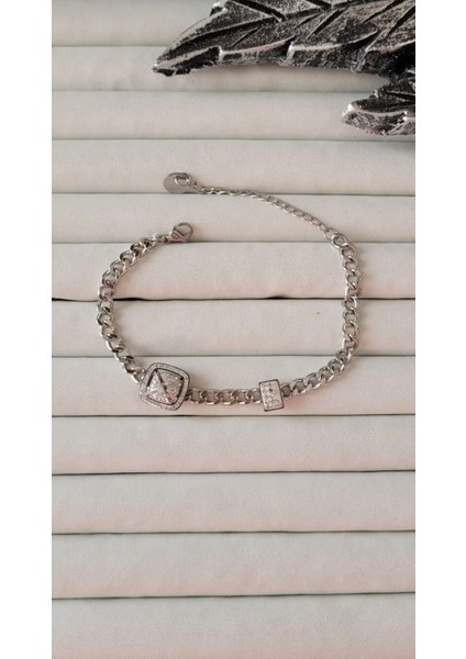 Çelik Silver Renk Danore Bileklik modelleri