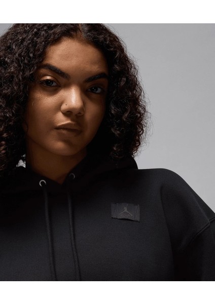 Jordan Flight Fleece Satin Lined Pullover Hoodie ( Içi Polarlı Loose Fıt)-Sportxoutlet modelleri