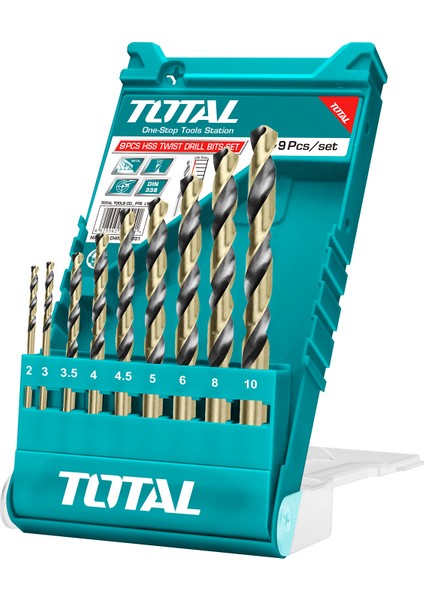 9 Prç Metal Matkap Uç Seti