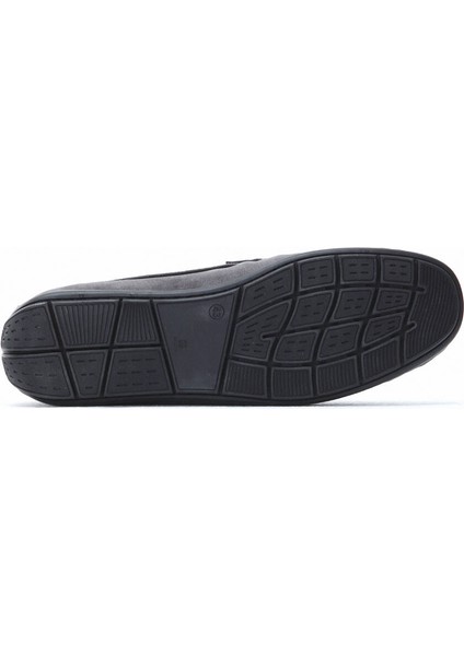 Gri Süet Casual Loafer