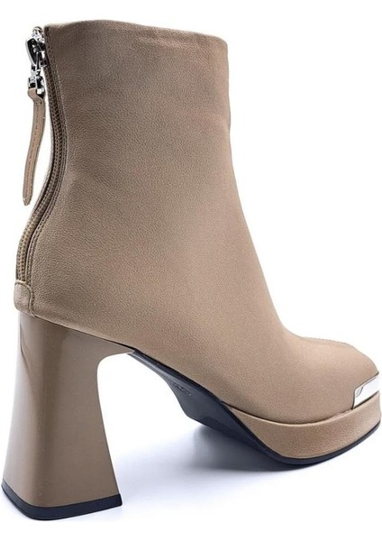 Guja 25K414-2 Kadın Ithal Premium Platform Topuklu Küt Burunlu Bot modelleri