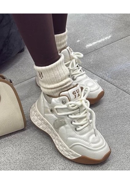 Guja 25K316 Kadın Uzun Konçlu Taşlı Fashion Spor Günlük Ayakkabı fiyatları