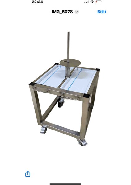 Döner Hazırlama ve Taşıma Arabası