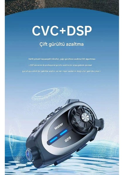 Q29 1080P Kameralı Wifi Motosiklet Kask Kulaklığı | Bluetooth 5.4, Müzik & Interkom, Su Geçirmez Ipx6 modelleri