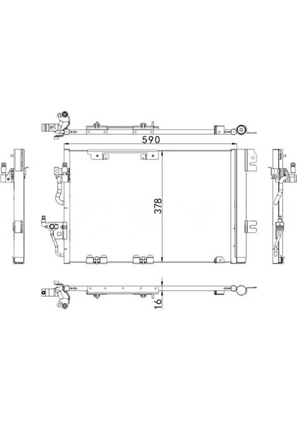 82392 Klima Radyatoru 1850097