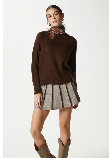 Mushy Acı Kahve Basic Triko Kazak modelleri