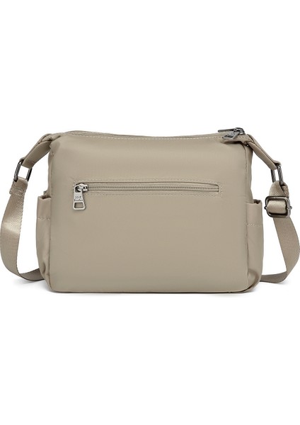 Su Geçirmez, Çok Cepli, Hafif, Kadın Omuz ve Çapraz Çanta BRC2141 Vizon modelleri