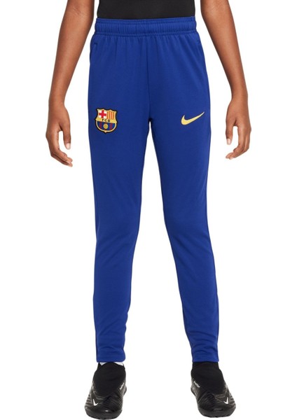 Dri Fit Fc Barcelona Academy Pro Unisex Spor Eşofman Altı - Fermuarlı Paça ve Cep -FQ2768-455