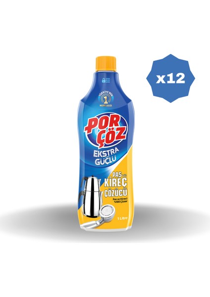 Pas ve Kireç Çözücü 1 Lt - (12 Adet)