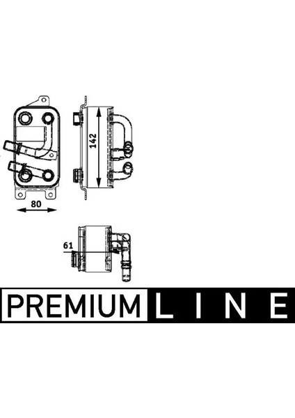 CLC43000P Sanziman Yag Sogutucusu 17217507974 17217519213