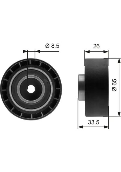T39057 Alternator Gergi Bilyasi A111E6410F CDU2049 CDU3380