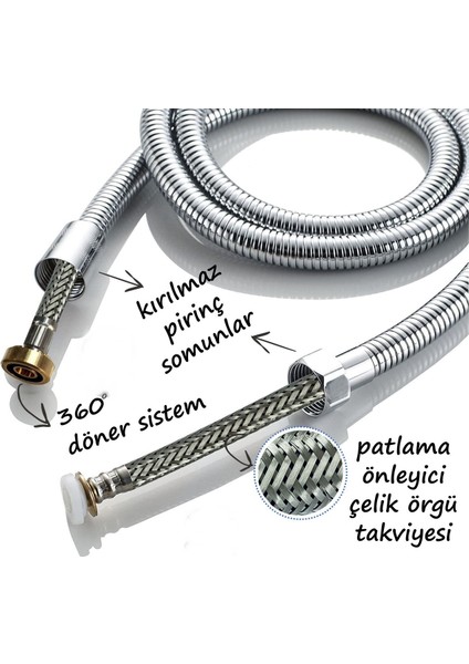 Yt264 Star Banyo Tepe Robot Duş Seti 3fonksiyonlu