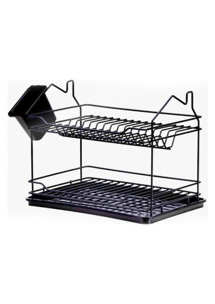 ,evim 2 Katlı Tabaklık Siyah (5148)