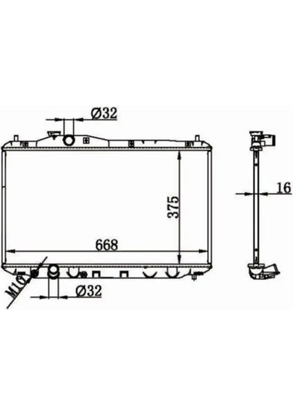 80665 Motor Radyatoru 19010RSHG01