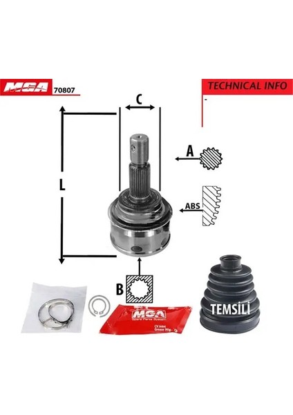 70807 Dis Aks Kafasi 4343060060